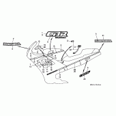 Схема узла: Наклейки (5) для Honda CBR600 CBR600F Hurricane
