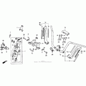 Схема вузла: Кермо для Honda GL1500 Gold Wing Aspencade