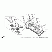 Схема узла: Клапанная крышка для Honda CBR1000 CBR1000RR Fireblade