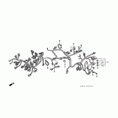 Схема вузла: Електрообладнання (ST1100AN / AP / AR) для Honda ST1100 Pan-European