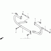 Схема вузла: Захист двигуна для Honda GL1500 Valkyrie Tourer