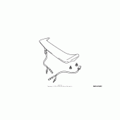 Схема узла: Зад. spoiler (w/brake light) ( 06-) для Honda GL1800 Gold Wing