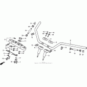 Схема вузла: Кермо для Honda VT1100 Shadow ACE