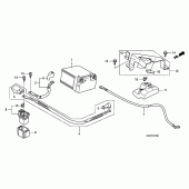 Схема вузла: Акумулятор для Honda CBF125