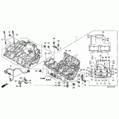 Схема вузла: Картер двигуна для Honda CB1100