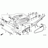 Схема узла: Задний рычаг (Маятник) для Honda CBR600 CBR600RR