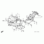 Схема вузла: Рама для Honda VFR800 VFR