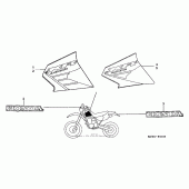 Схема вузла: Marks 02-03 для Honda XR400