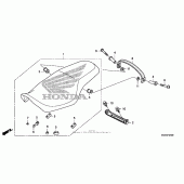 Схема узла: Сиденье для Honda VT750 Shadow RS