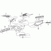 Схема узла: Stripe 93 для Honda CBR900RR CBR900RR Fireblade