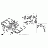 Схема узла: Ignition coil (gl1800/a 05) для Honda GL1800 Gold Wing