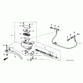 Схема узла: Цилиндр сцепления для Honda NRX1800 Valkyrie Rune