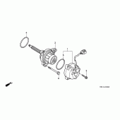 Схема вузла: Генератор для Honda CB1000 CB1000F