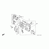 Схема вузла: Передній гальмівний супорт для Honda XR125