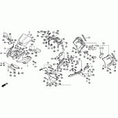 Схема вузла: Cowl 90-93 для Honda VFR750F Interceptor