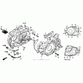 Схема узла: Картер двигателя для Honda XR650