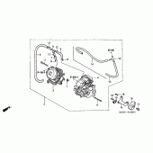 Схема вузла: Карбюратор (ASSY.) Для Honda VT750 Black Widow
