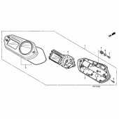 Схема вузла: Панель приладів для Honda XL700V Transalp