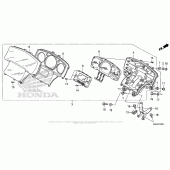 Схема вузла: Спідометр для Honda GL1800 Gold Wing F6B Bagger