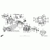 Схема вузла: Задня клапанна кришка для Honda VT1300 Sabre