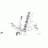 Схема узла: Рулевая траверса для Honda VT750 Shadow Spirit