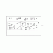 Схема вузла: Pannier stay set для Honda CBF600