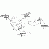 Схема вузла: Stripe (type2) 96 для Honda CBR900RR CBR919RR Fireblade
