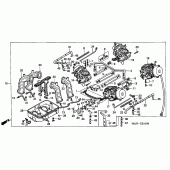 Схема узла: Карбюратор в сборе для Honda ST1100 Pan-European