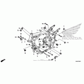 Схема узла: Frame (2) для Honda VT750 Shadow RS