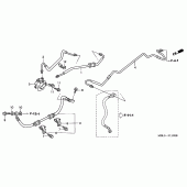 Схема вузла: Brake lines (NT650V2 / 3/4/5) для Honda NT650 Deauville