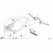 Схема узла: Сиденье (3) для Honda VT750 Shadow RS