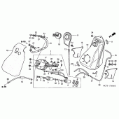 Схема узла: Топливный бак для Honda FJS600 Silver Wing