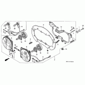 Схема вузла: Фара для Honda XRV750 Africa Twin
