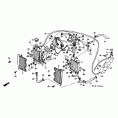 Схема узла: Радиатор для Honda XRV750 Africa Twin