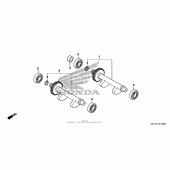 Схема вузла: Балансир для Honda FSC600 Silver Wing