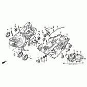 Схема узла: Картер двигателя для Honda CR250
