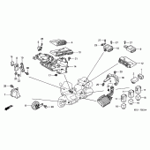 Схема узла: Блок управления (GL1800A1/A2/A3/A4/A5) для Honda GL1800 Gold Wing