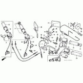 Схема вузла: Switch / cable для Honda VT600 Shadow VLX