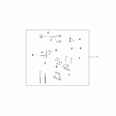 Схема вузла: Navi att. для Honda FJS400 Silver Wing