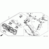 Схема узла: Дроссельная заслонка для Honda CBR600 CBR600F