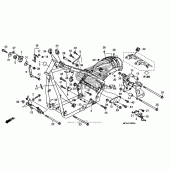 Схема вузла: Рама для Honda VT1300 Sabre