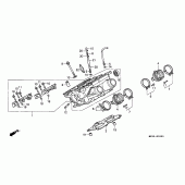 Схема узла: Right головка цилиндра для Honda ST1100 Pan-European Police