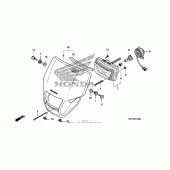 Схема узла: Фара для Honda CRF450 CRF450X