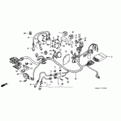 Схема вузла: Електрообладнання для Honda VT750 Shadow Deluxe