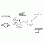 Схема узла: Label read the manual для Honda ST1100 Pan-European Police