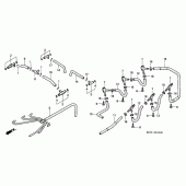 Схема вузла: Карбюратор (TUBING) для Honda GL1500 F6C