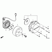 Схема узла: Генератор для Honda VTR250 VTR