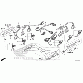Схема вузла: Injector для Honda GL1800 Gold Wing F6B Bagger
