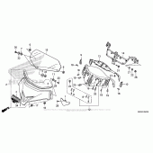 Схема вузла: Windscreen для Honda GL1800 Gold Wing F6B Bagger