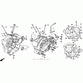 Схема узла: Картер двигателя для Honda VT600 Shadow VLX Deluxe
